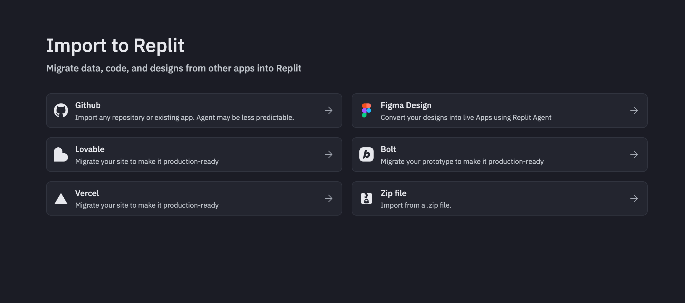 Preview of Figma design import in Replit