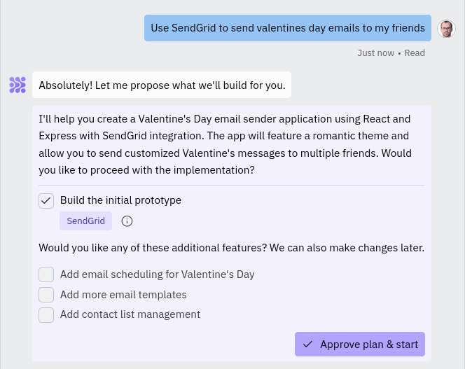 SendGrid integration