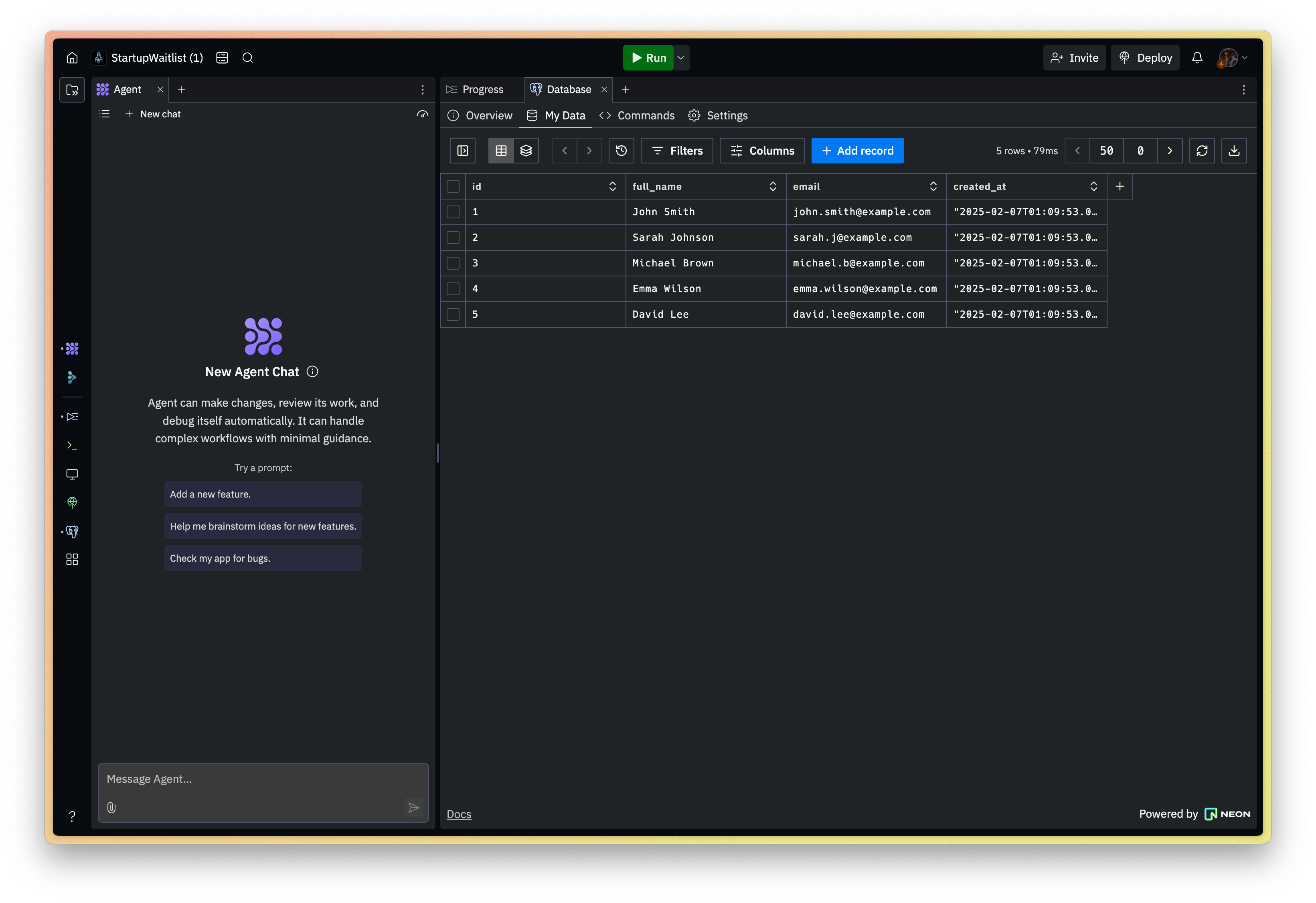 Screenshot of the new Drizzle Studio database interface