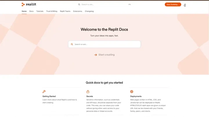 Demonstration of the new Mintlify documentation navigation and features