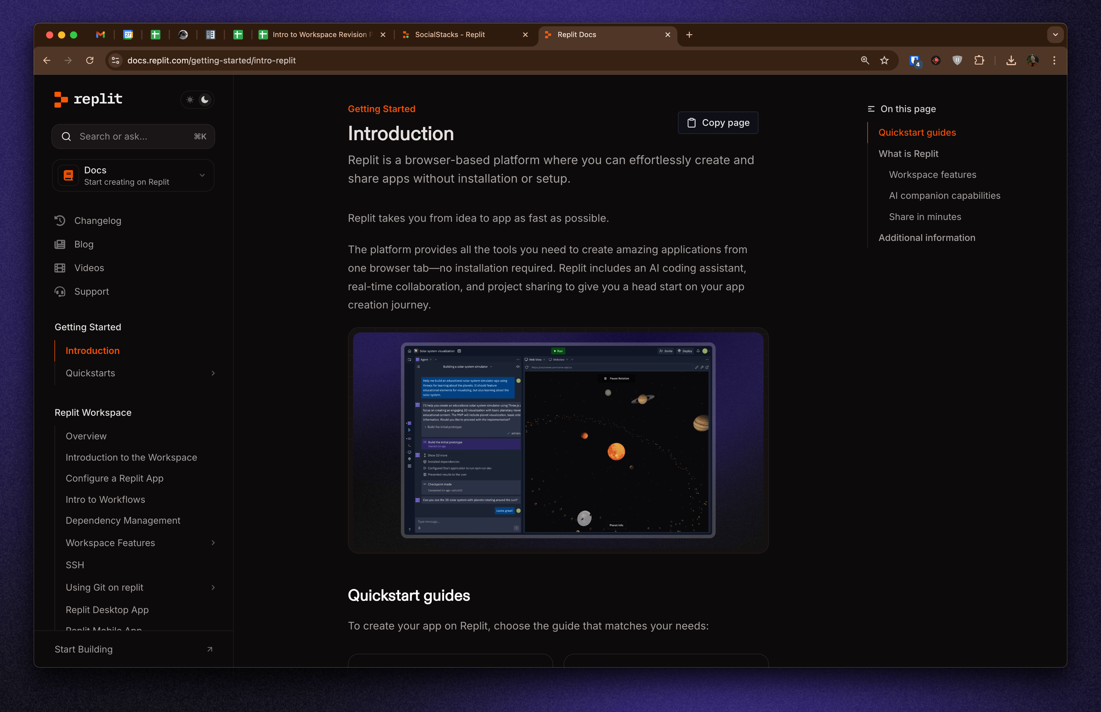 Docs redesign