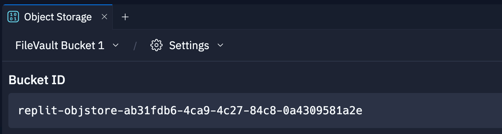 screenshot of the App Storage tool