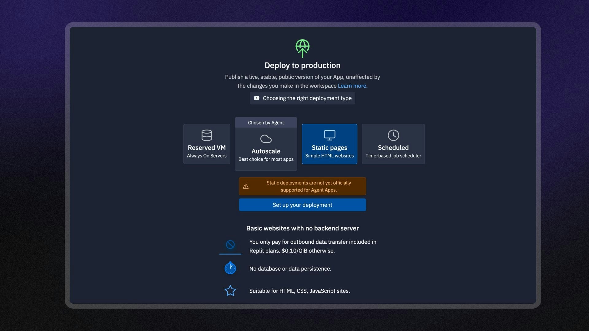 screenshot of the Publishing workspace tool