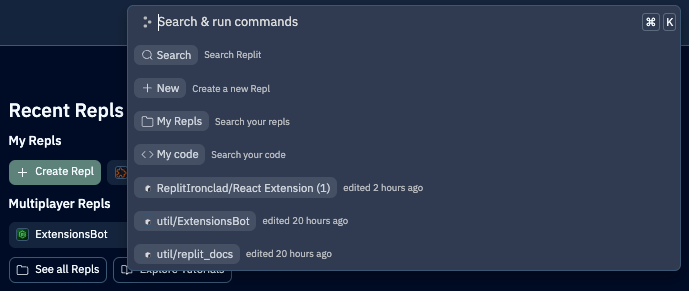 Shortcuts CLUI
