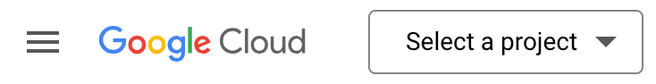 Google Project Dropdown