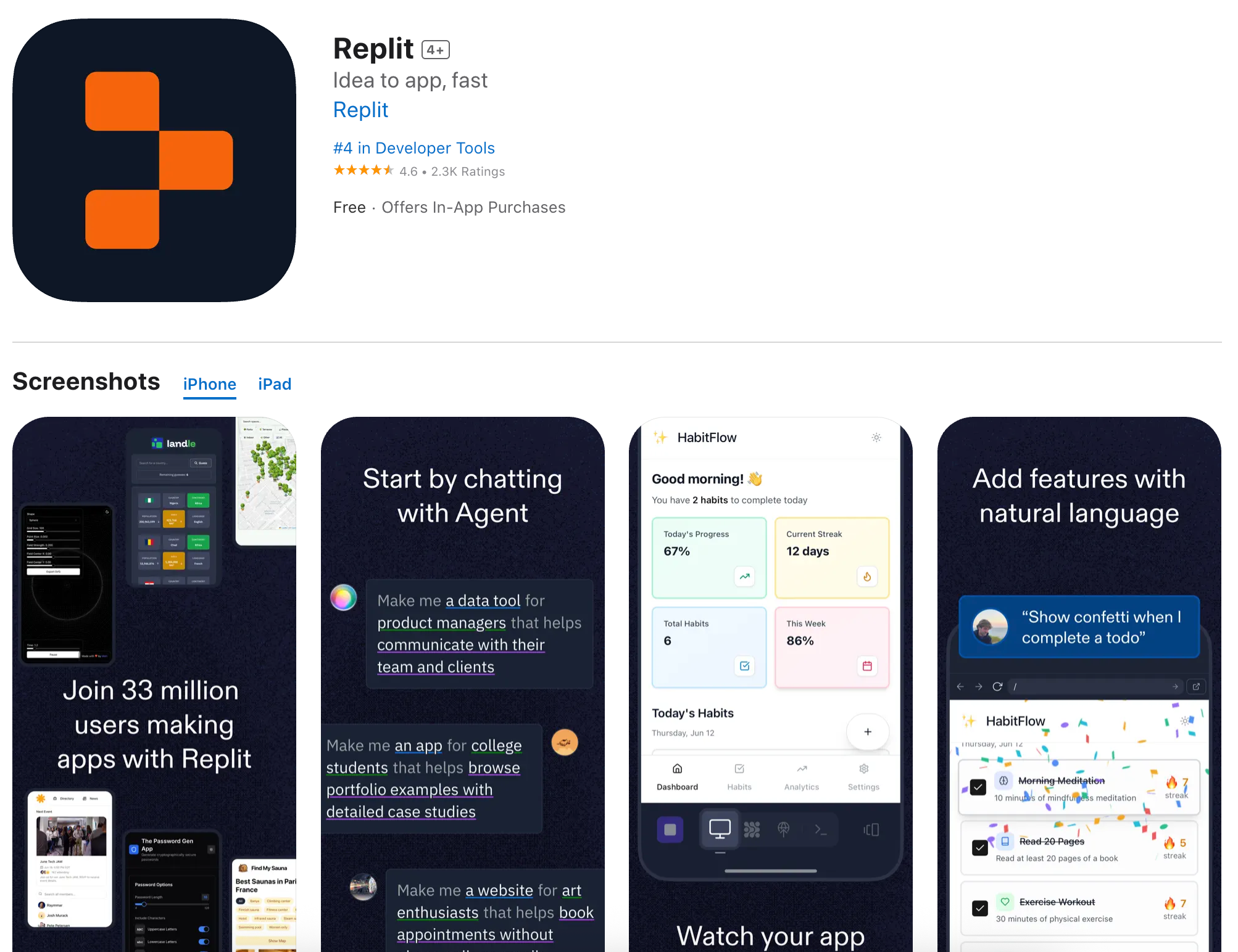 Updated App Store and Google Play Store screenshots showcasing latest features and improved iPad experience