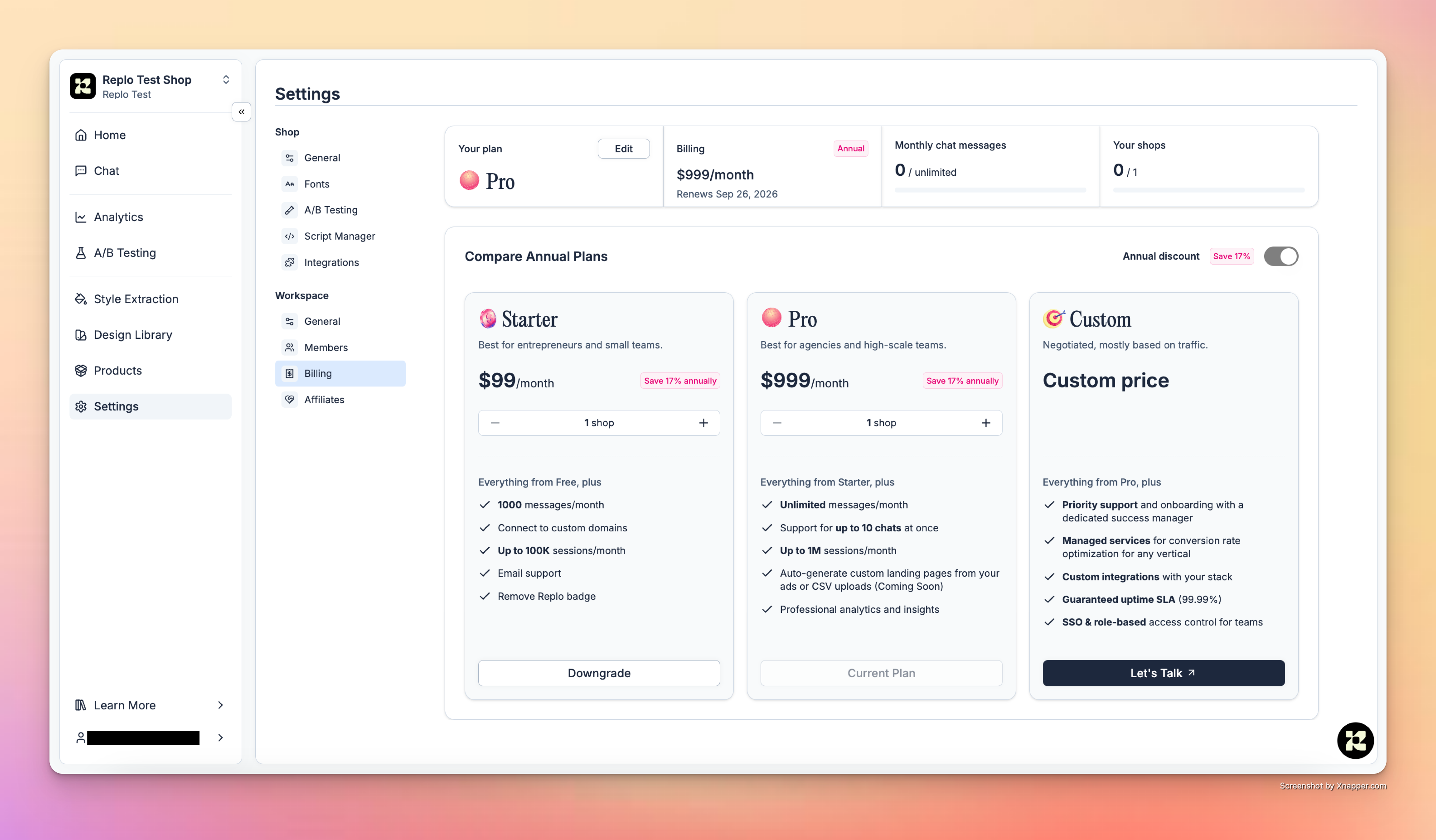 Workspacebilling Pn