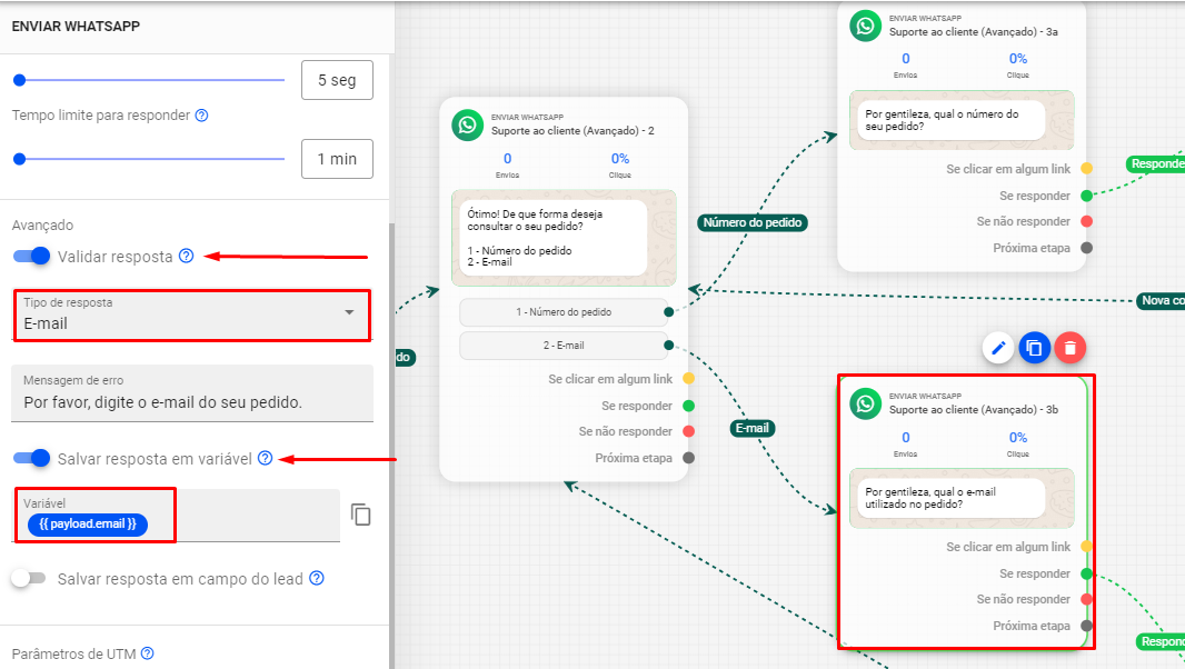 Resultado do Filtro `findOrdersByEmail`