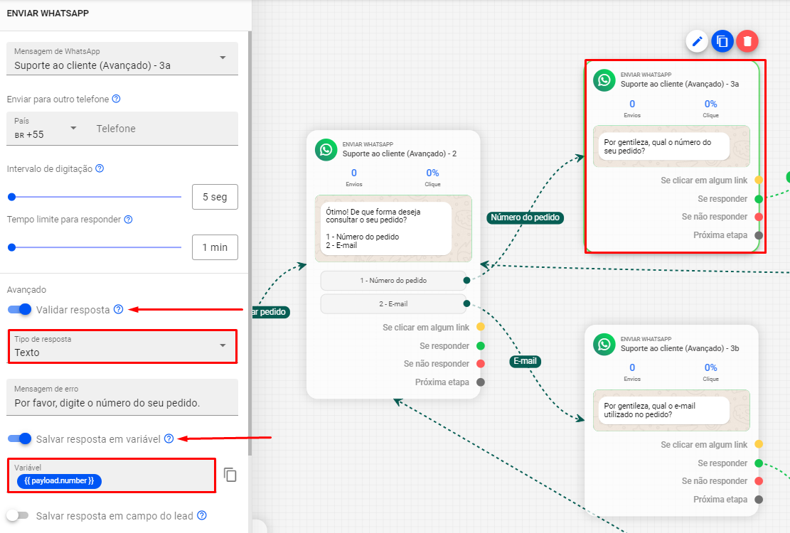 Resultado do Filtro `findOrdersByNumber`