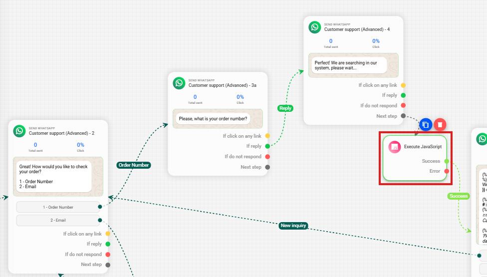 Resultado do Filtro `findOrdersByNumber`
