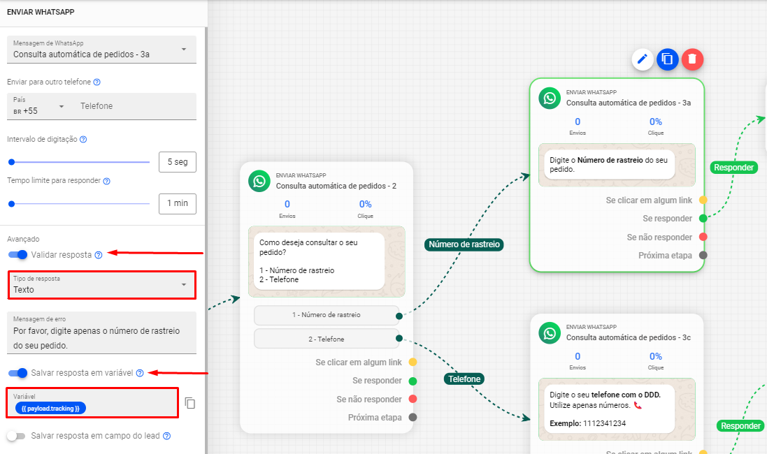 Resultado do Filtro `findOrdersByTrackingNumber`
