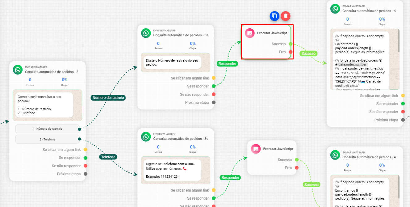 Resultado do Filtro `findOrdersByTrackingNumber`
