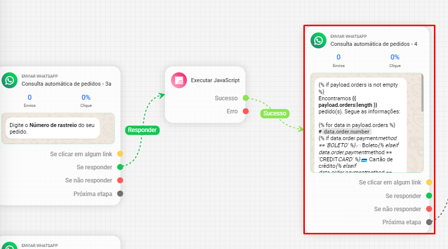 Resultado do Filtro `findOrdersByTrackingNumber`