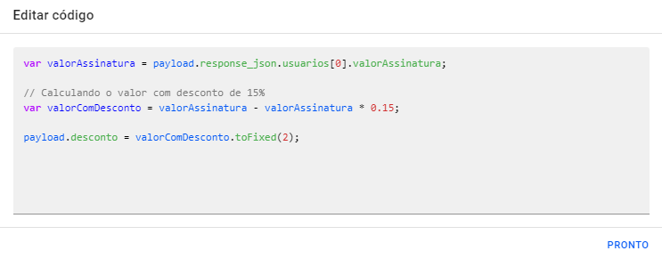 Exemplo Enviar Webhook: imagem 3