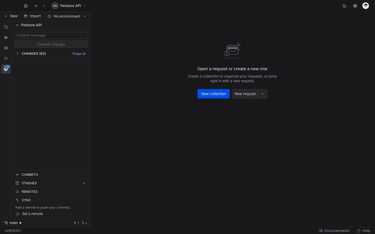 The Sync section of the Git panel with no remote set, reading Add a remote to push your commits above a Set a remote button