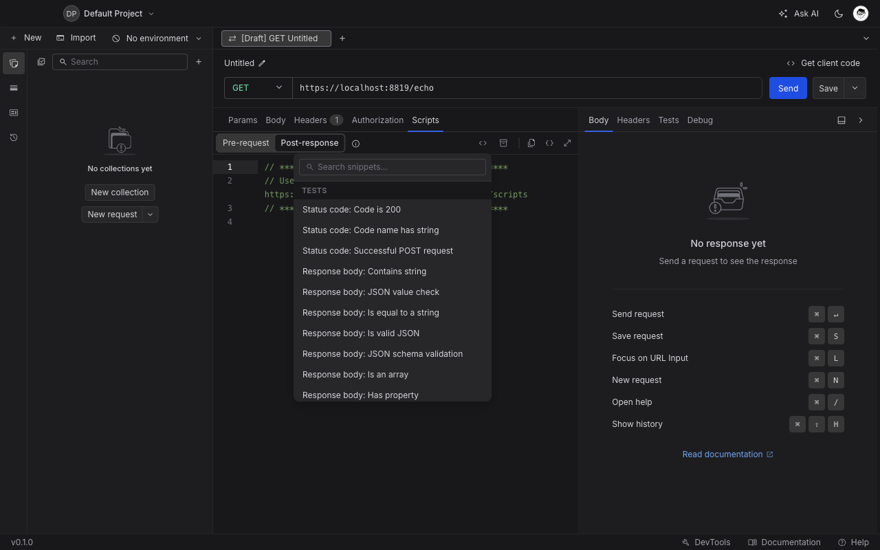 Code Snippets in Scripts - Requestly