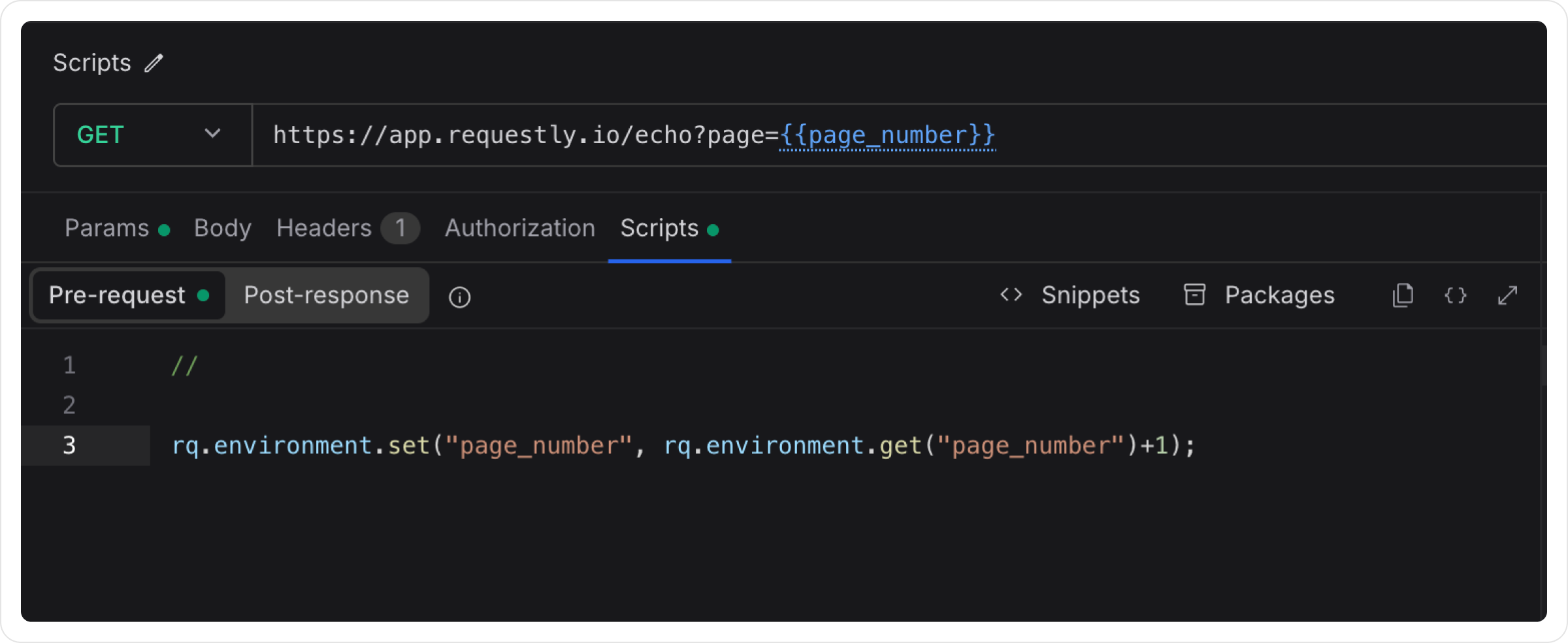 Pre-request & Post-response Scripts - Requestly