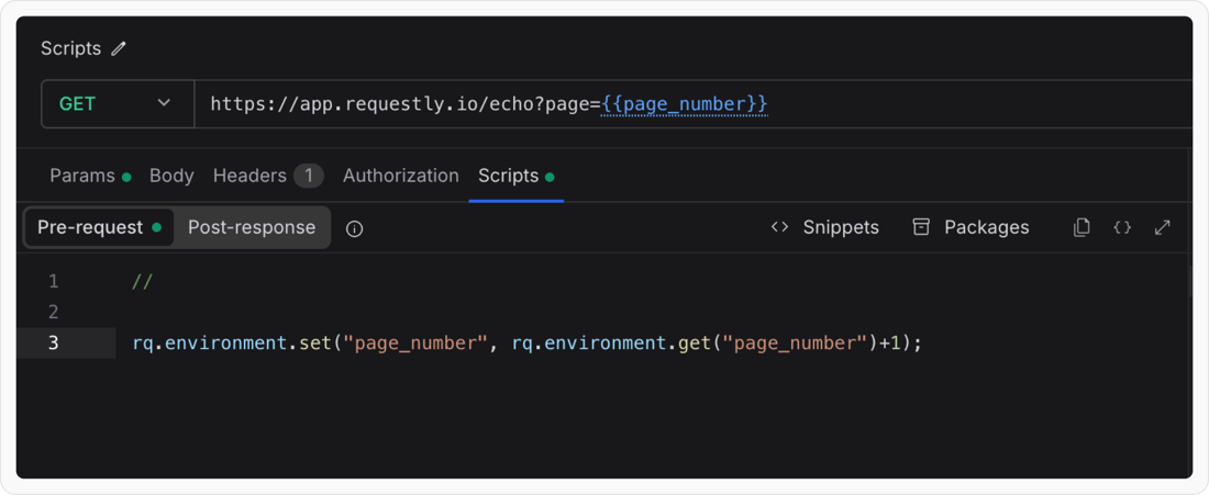 Pre-request & Post-response Scripts - Requestly