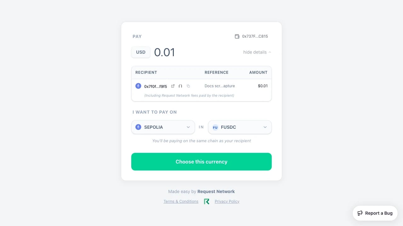 Advanced view with decoded calldata