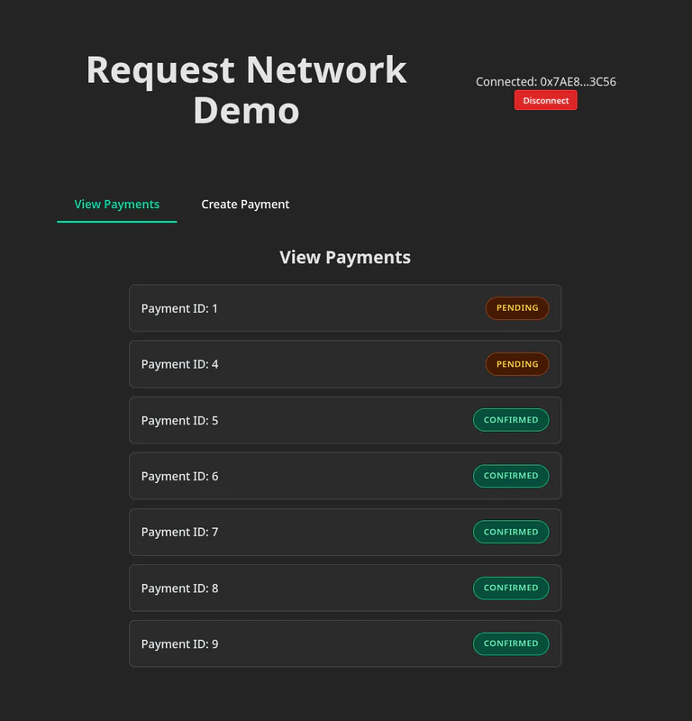 Payment confirmed