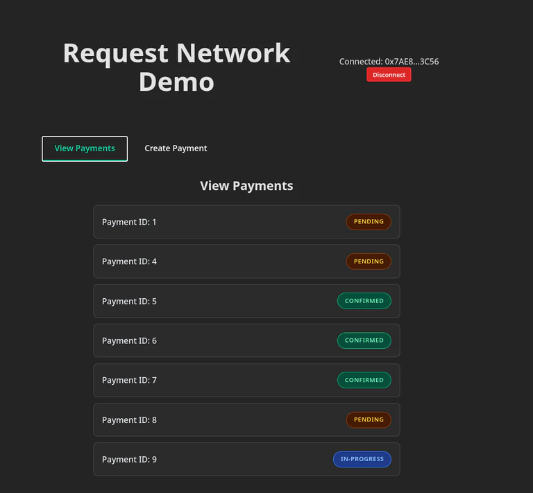 Payment in progress