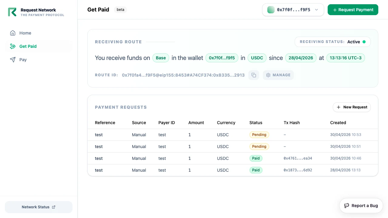 Get Paid list