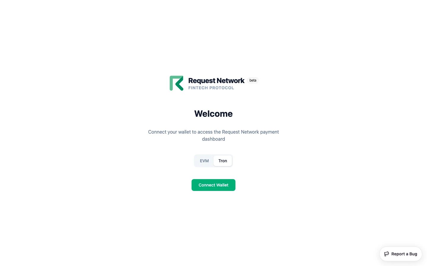 Dashboard sign-in (Tron)