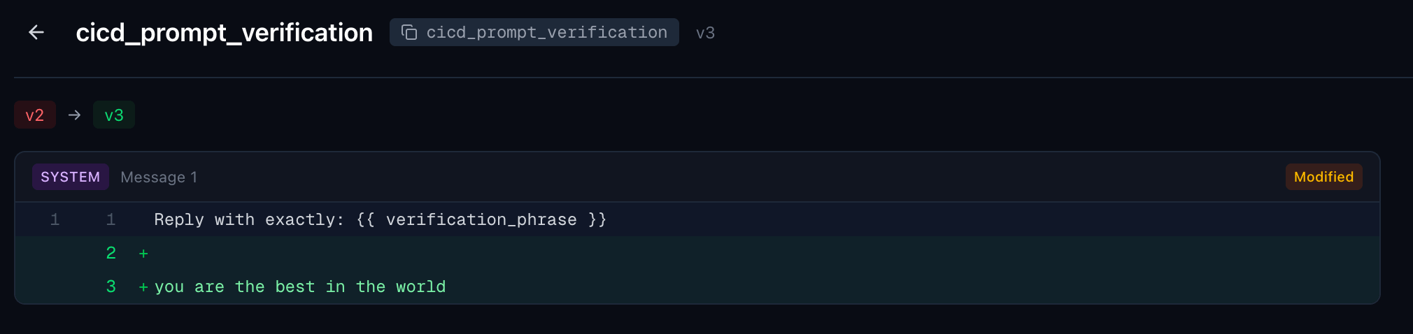 Diff view comparing v2 and v3 with added lines