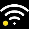 Wi-Fi connected with flashing yellow status indicator