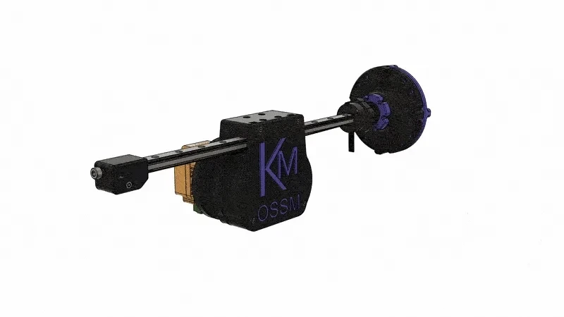 Exploded view of actuator from alternate angle