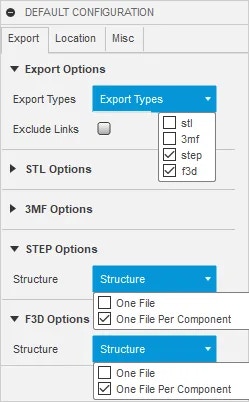 ExportIt Export tab showing recommended export settings
