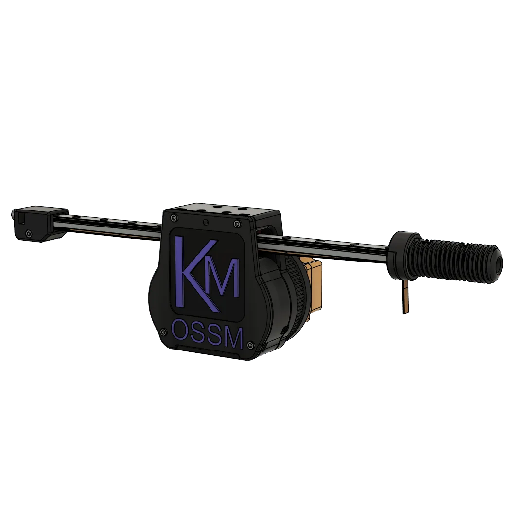 OSSM Actuator overview showing the assembled linear actuator