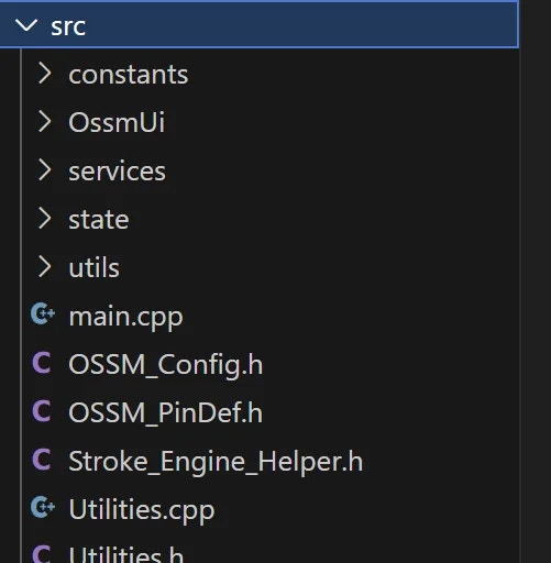 main.cpp file in the src directory