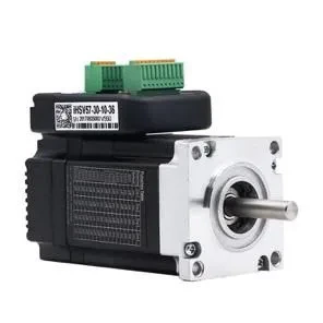 NEMA 23 integrated servo motor with wiring connector