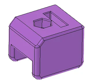 Top half of the belt clamp