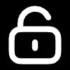 Unlocked icon showing the device can be opened