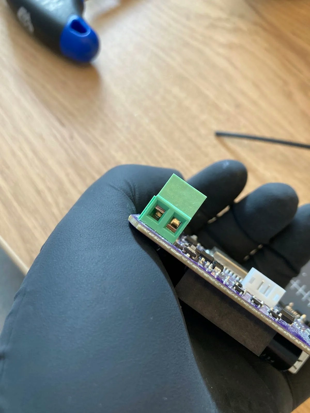 OSSM PCB ready for wiring