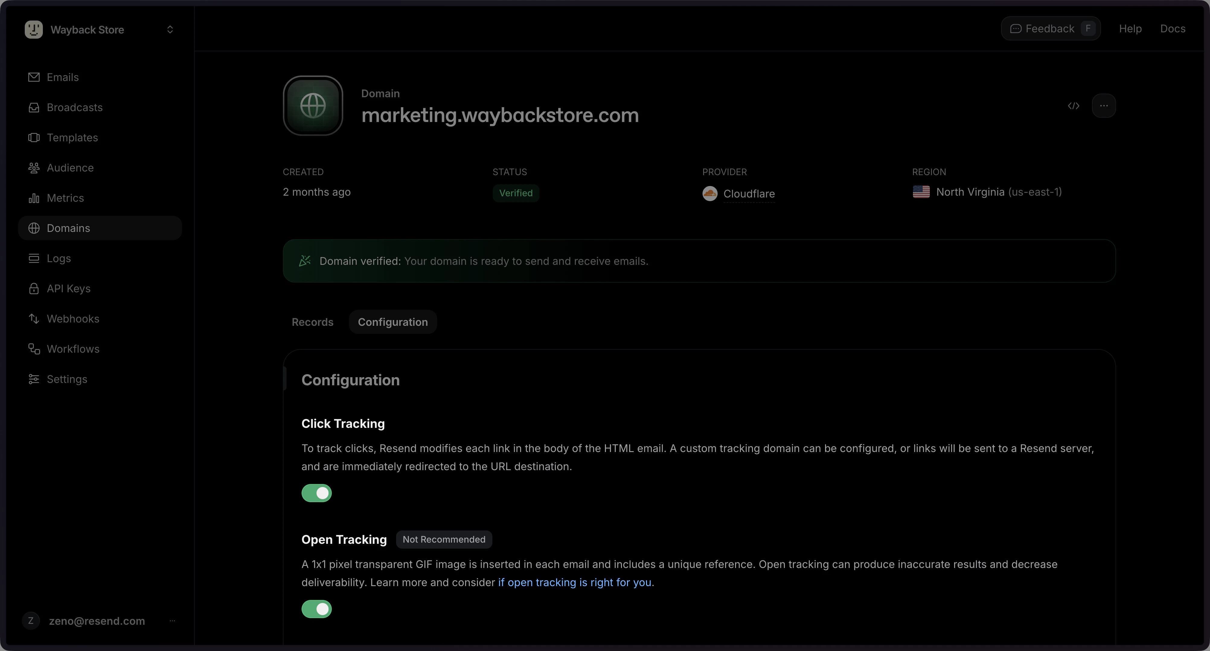 Open and Click Tracking