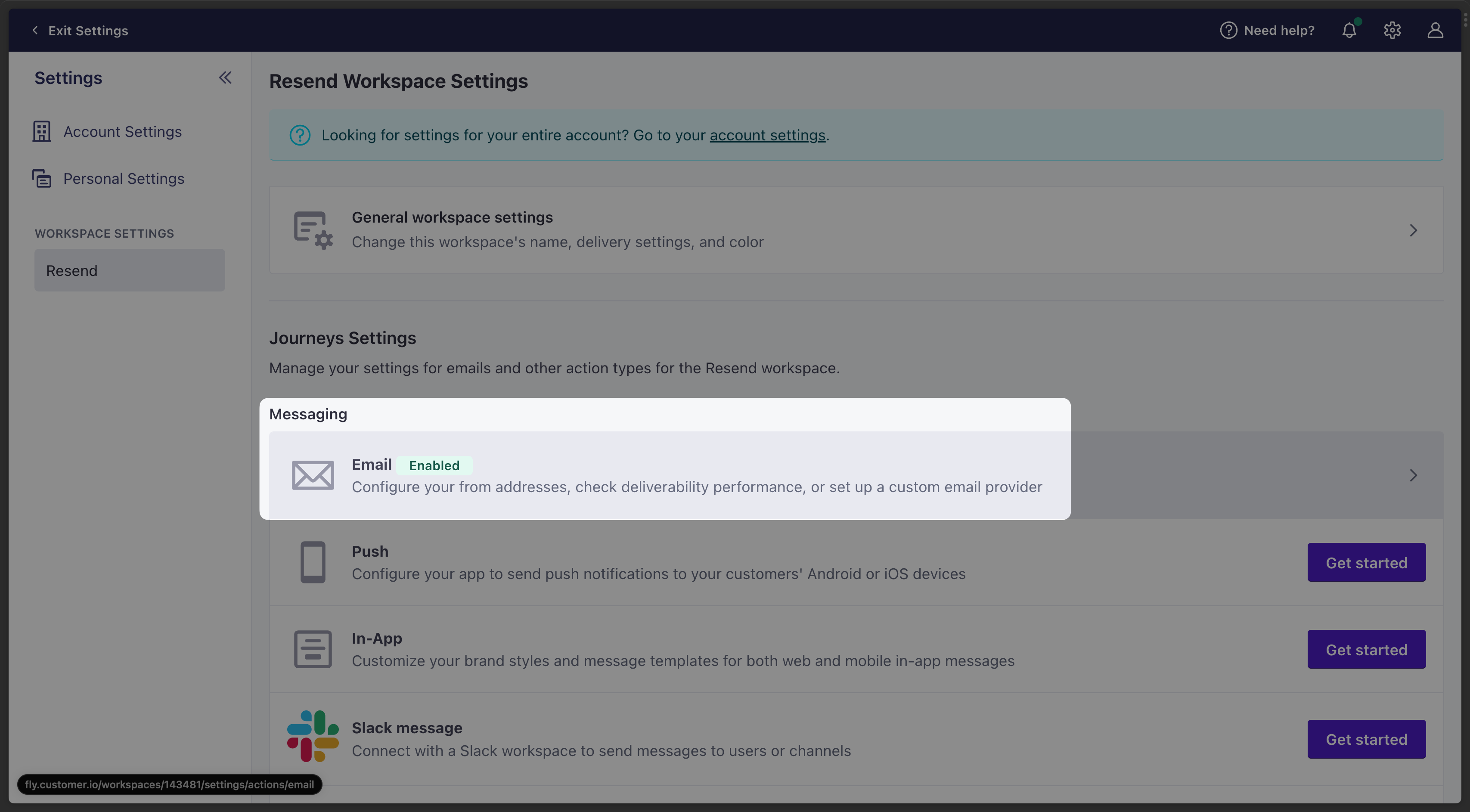 Customer.io SMTP - Email