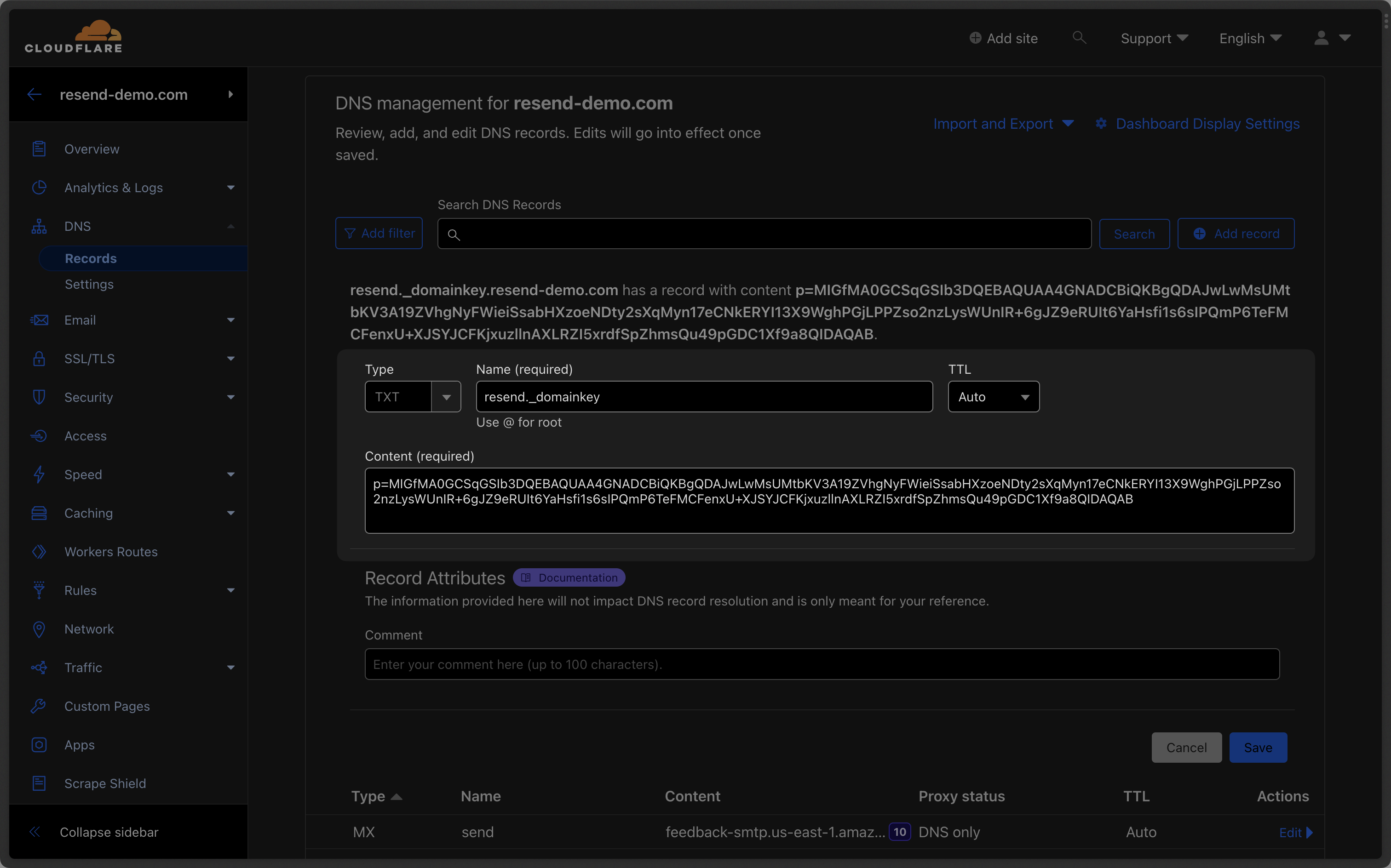 Domain Details