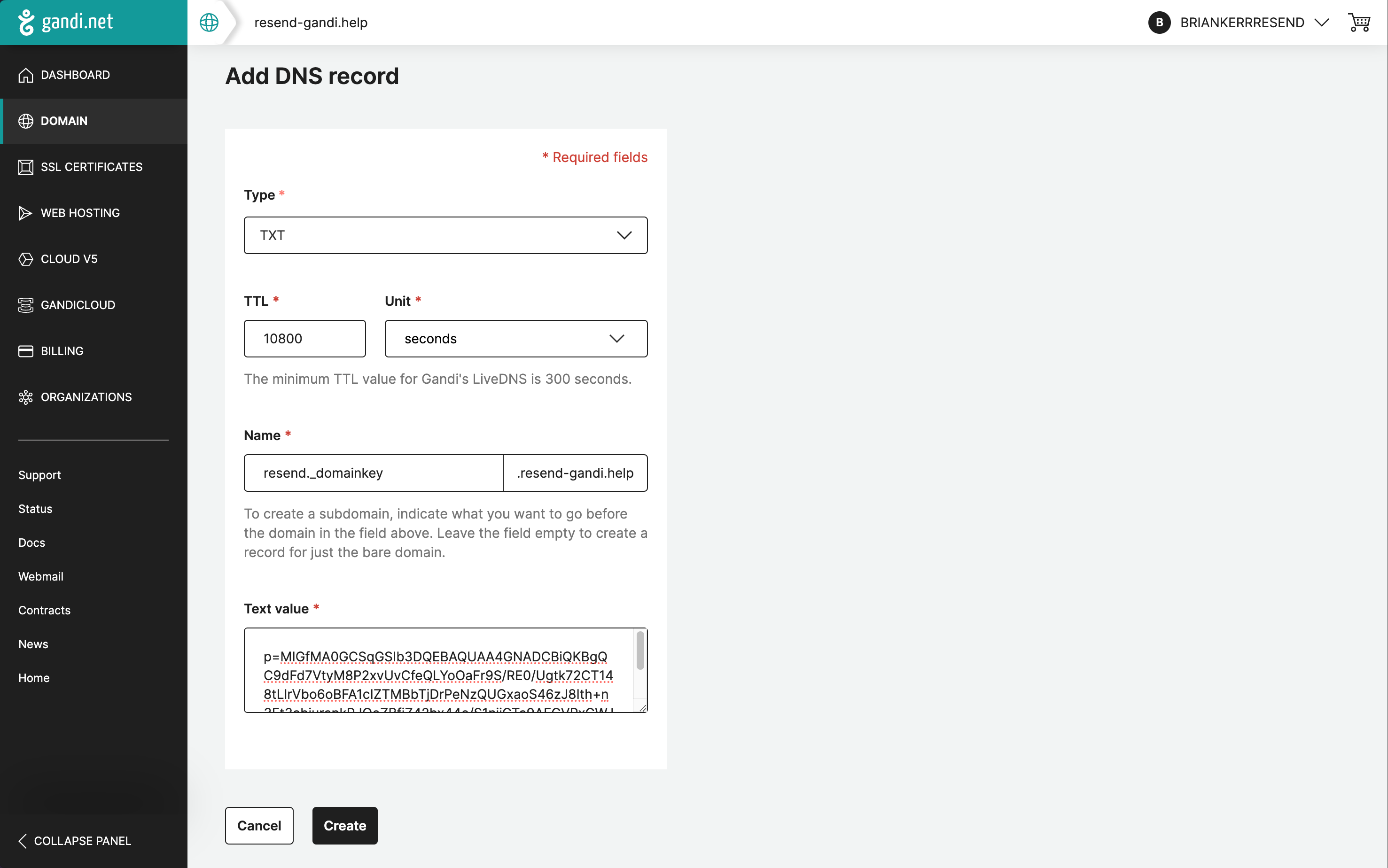 Domain Details