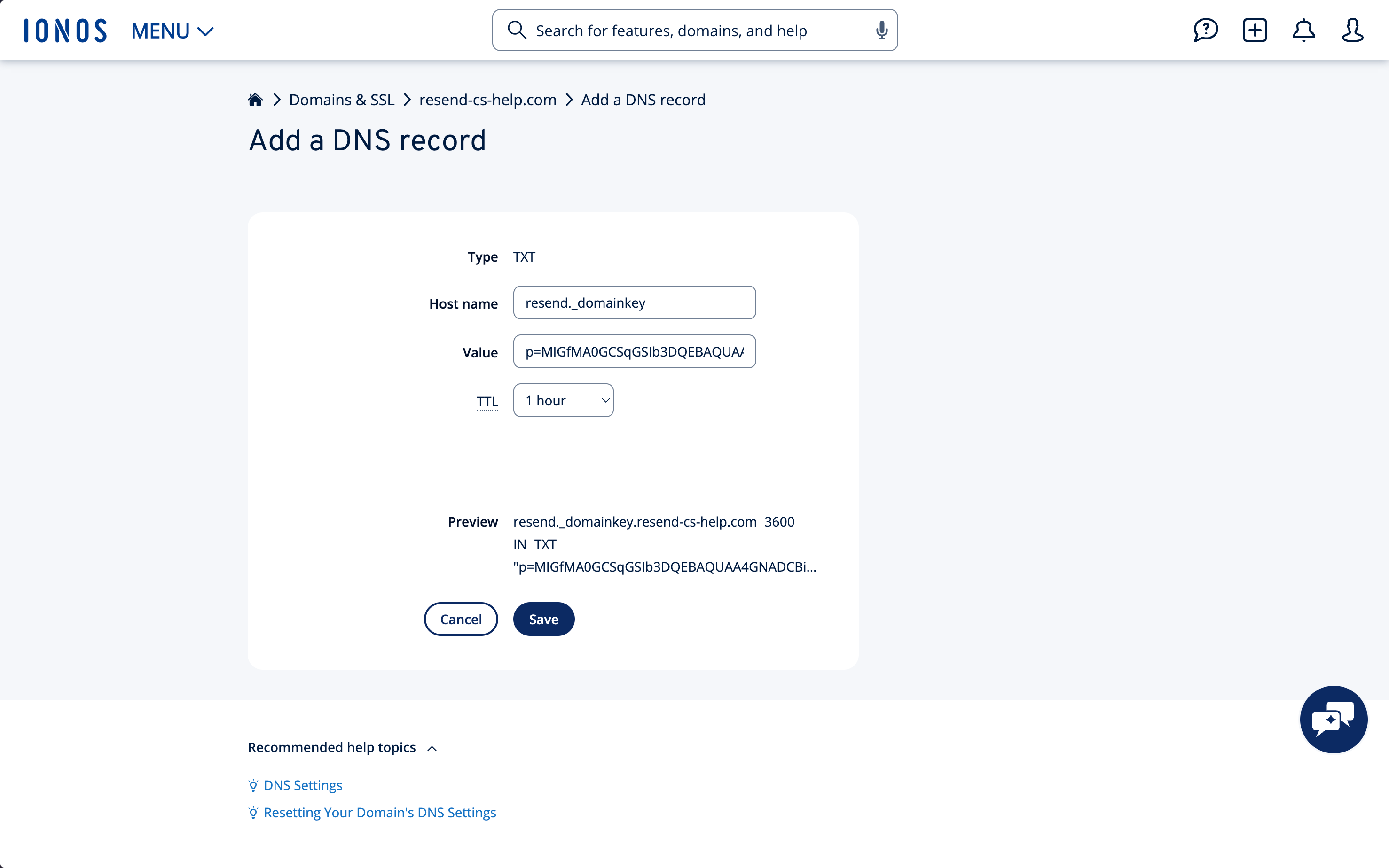 Domain Details