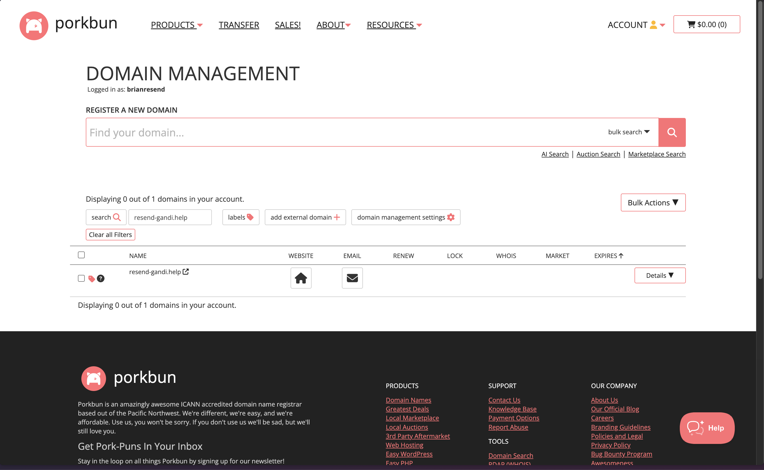 Domain Details
