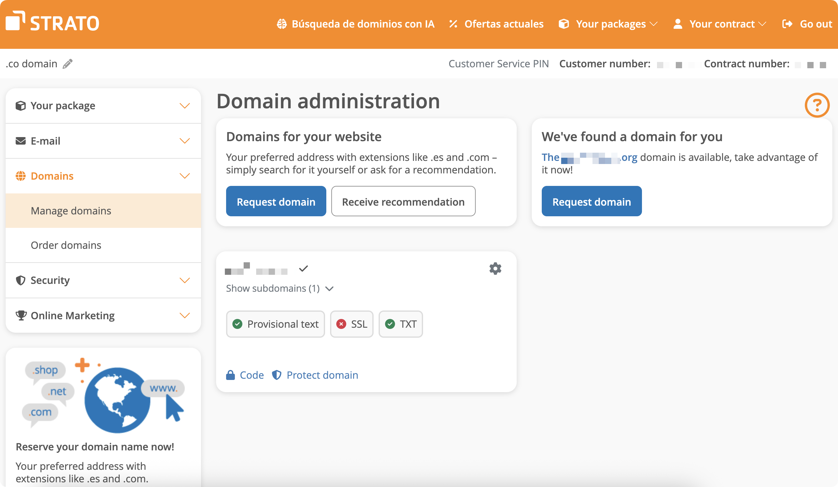 Domain Details