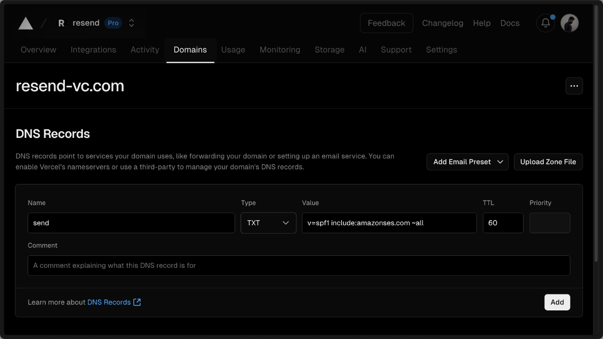 Domain Details