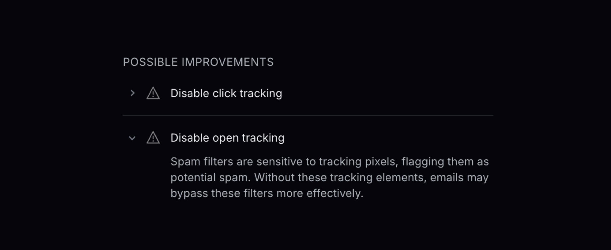 Improvement Insights