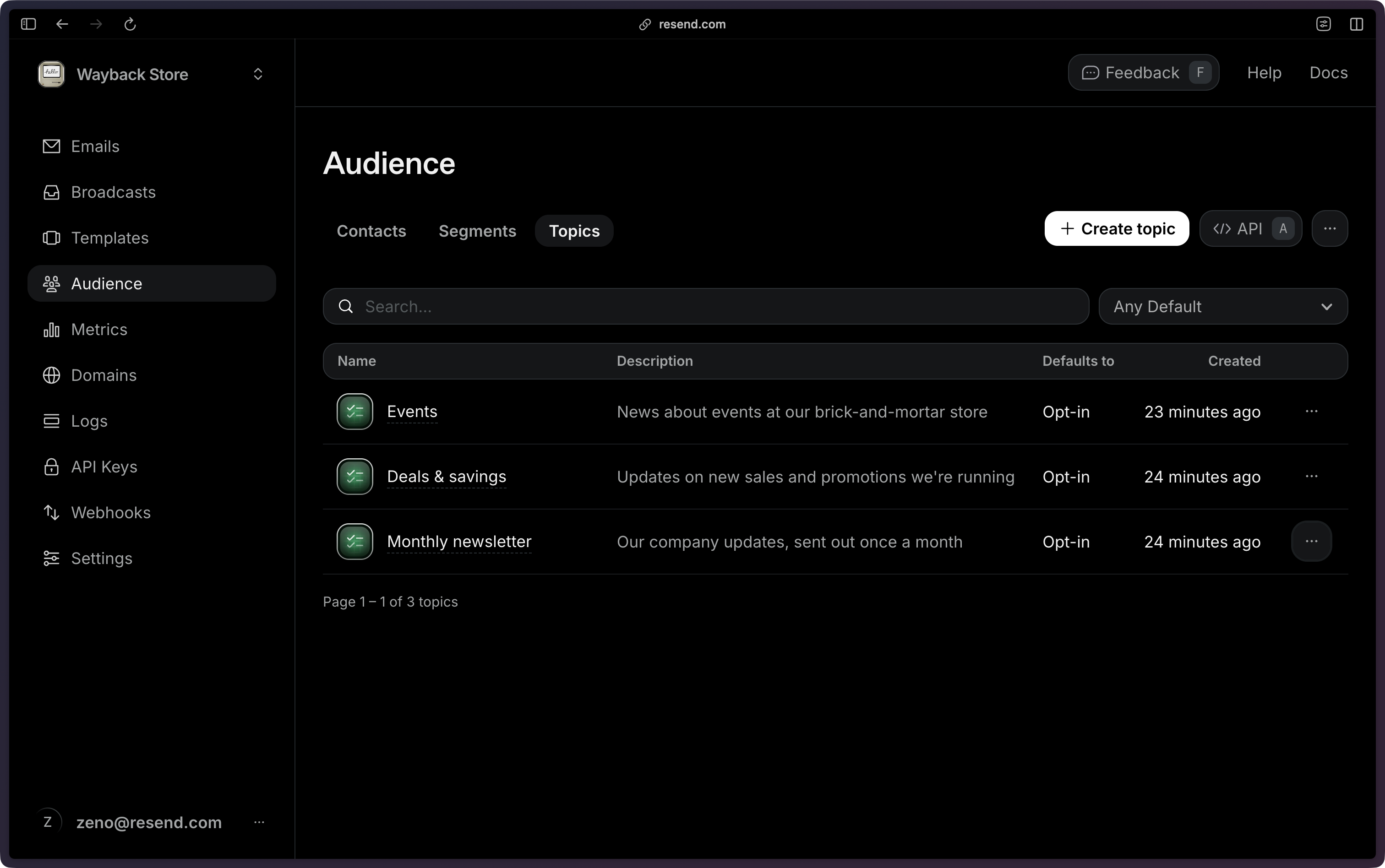 View All Topics