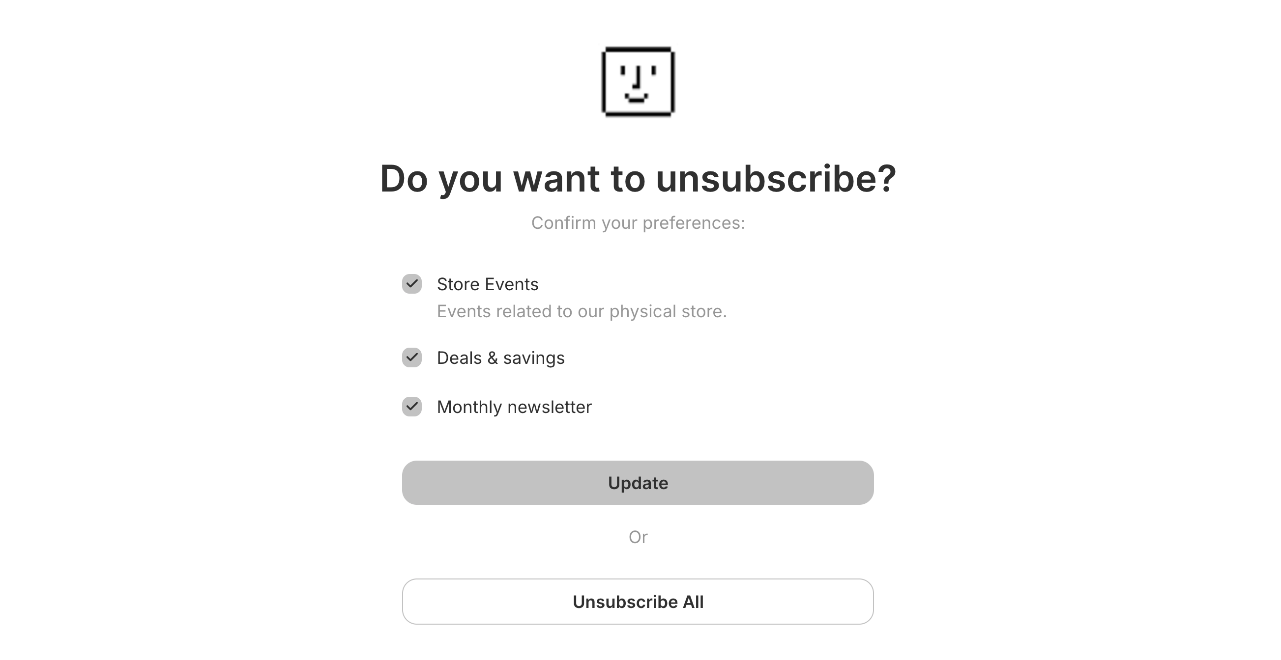 Automatic Unsubscribes
