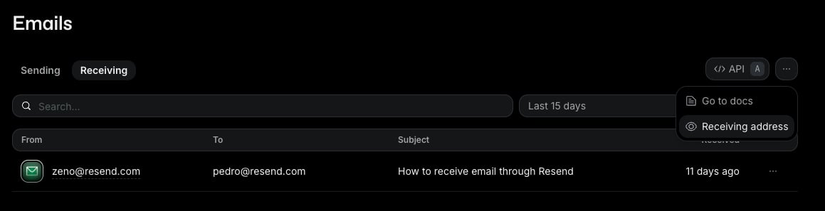 Resend Code Button Receiving Emails - Resend