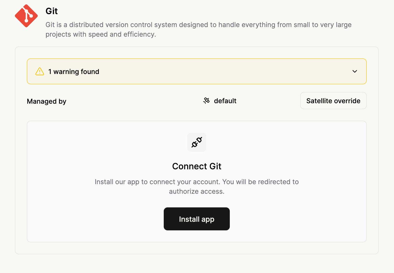 GitHub App Installation - repository selection
